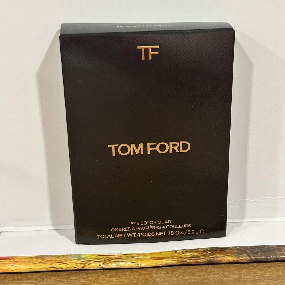 Tom Ford Eye Color Quad 48 Peach Glamour 0.18oz 5.2g Shimmer Matte Eyeshadow